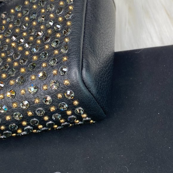 Chanel Rhinestone Embellished Chain Wallet Crossbody Bag - Picture 3 of 11